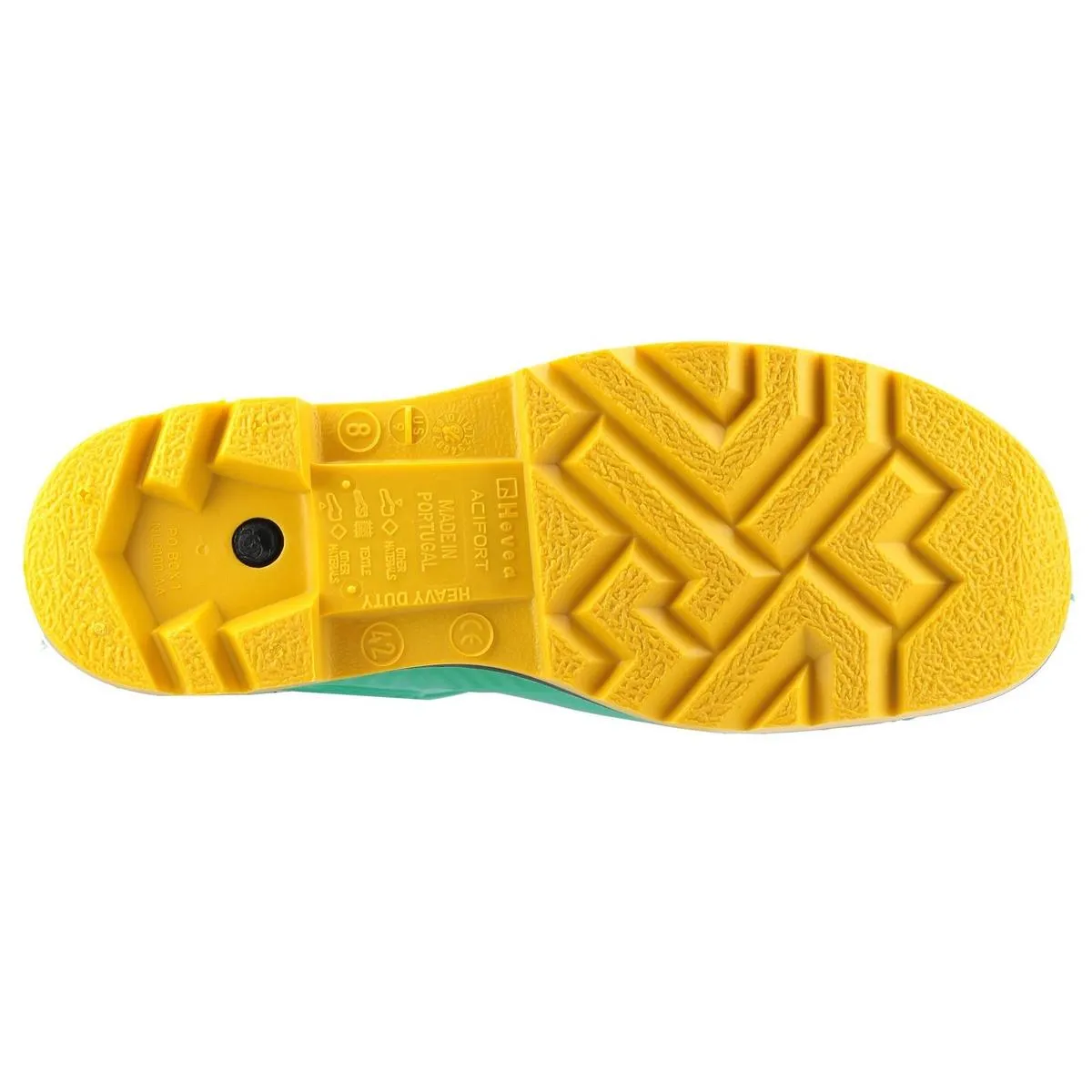 Dunlop Acifort HazGuard Safety Wellington Green/Black/Yellow