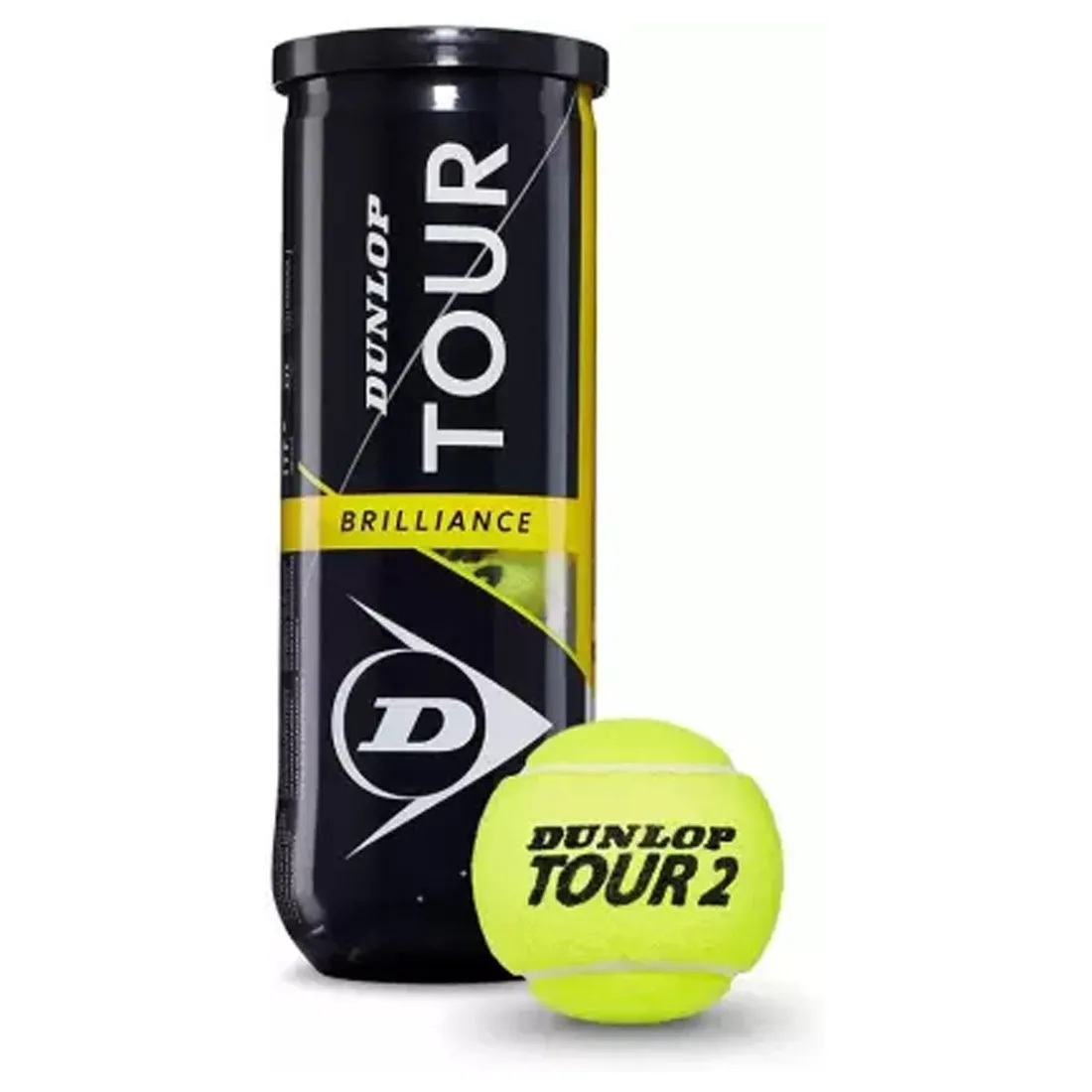Dunlop Tour Brilliance Tennis Balls Carton (24 Cans)