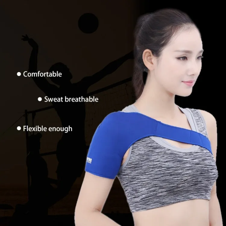 Elastic Sports Single Shoulder Support Guard, Size: 23 x 47cm(Blue)