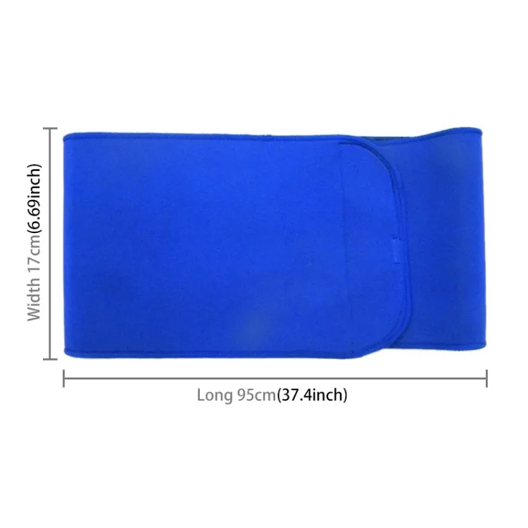 Elastic Sports Thermal Waist Support Guard, Size: 17 x 95cm(Blue)