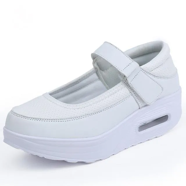 Eva Women's Black Platform Shoes