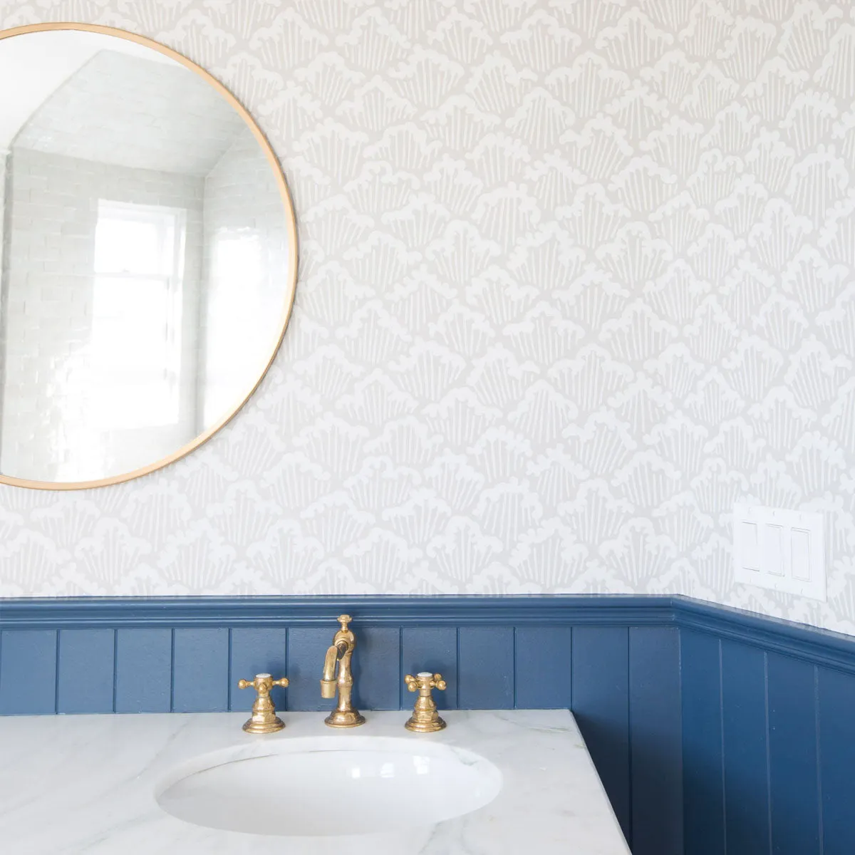Farrow & Ball Wallpaper Aranami BP4602 Taupe
