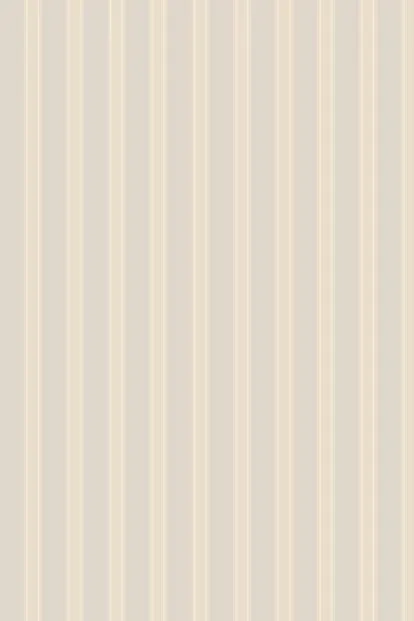 Farrow & Ball Wallpaper Block Print Stripe BP712 Stone / Off White / Grey