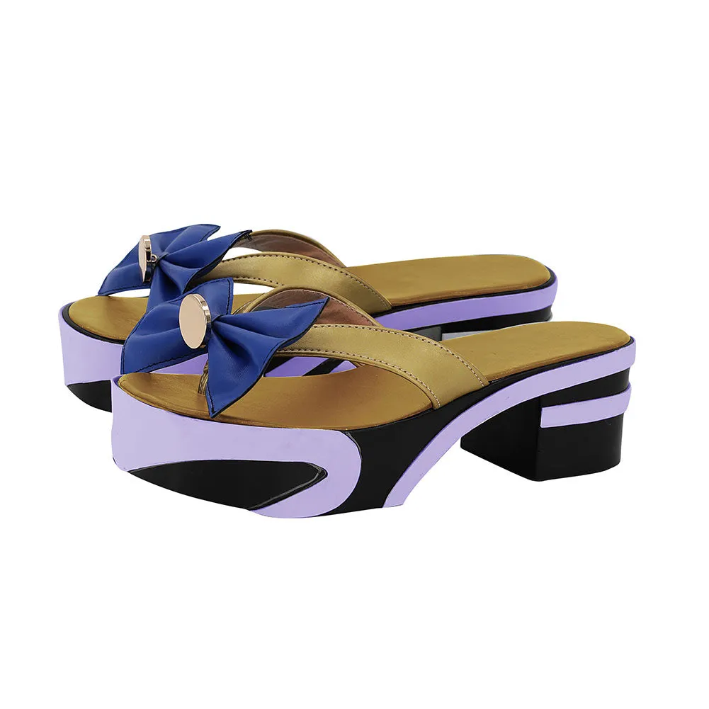 Genshin Impact Sangonomiya Kokomi Cosplay Shoes Boots Halloween Costumes Accessory Custom Made