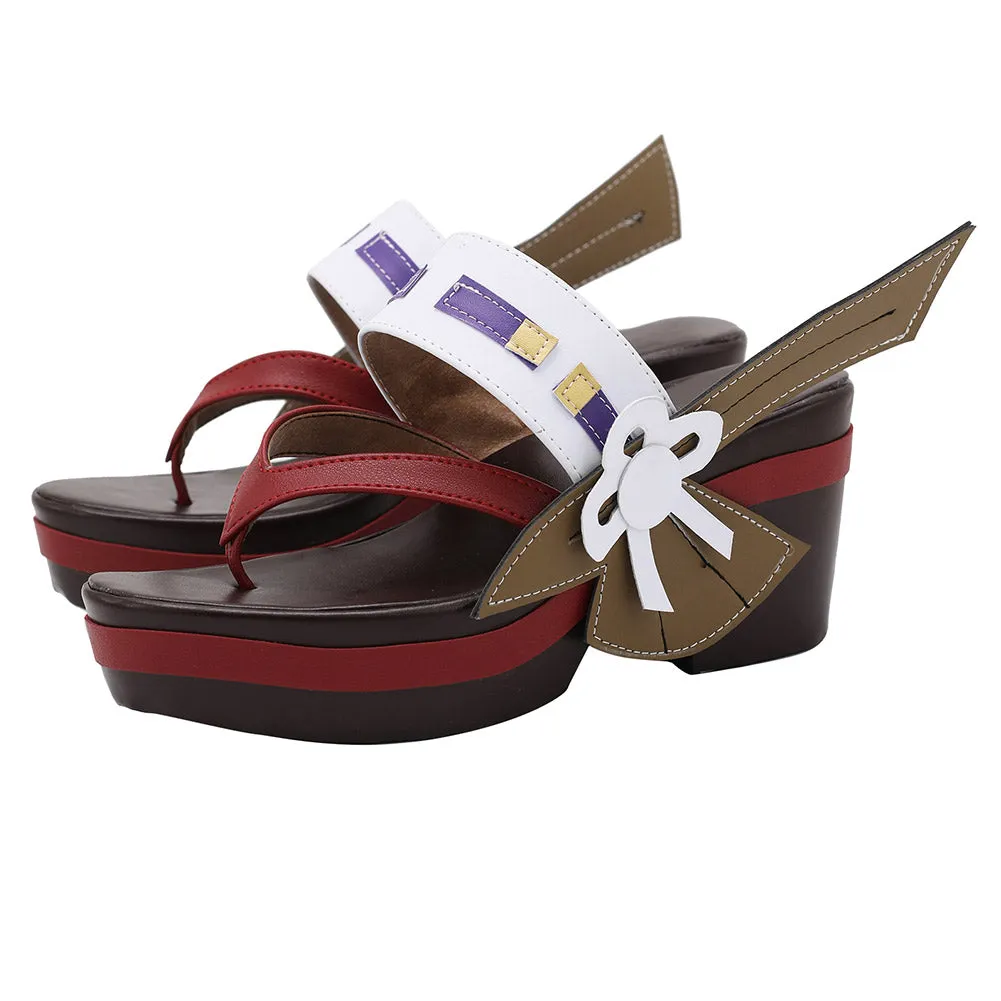 Genshin Impact Yae Miko Cosplay Shoes Boots Custom Made