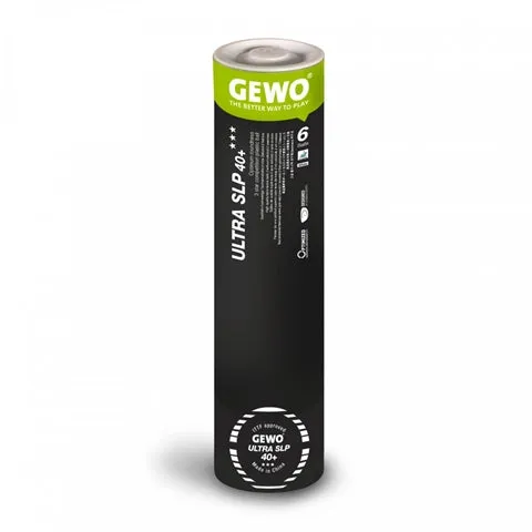 GEWO Six Pack ULTRA SLP 40  Table Tennis Ball