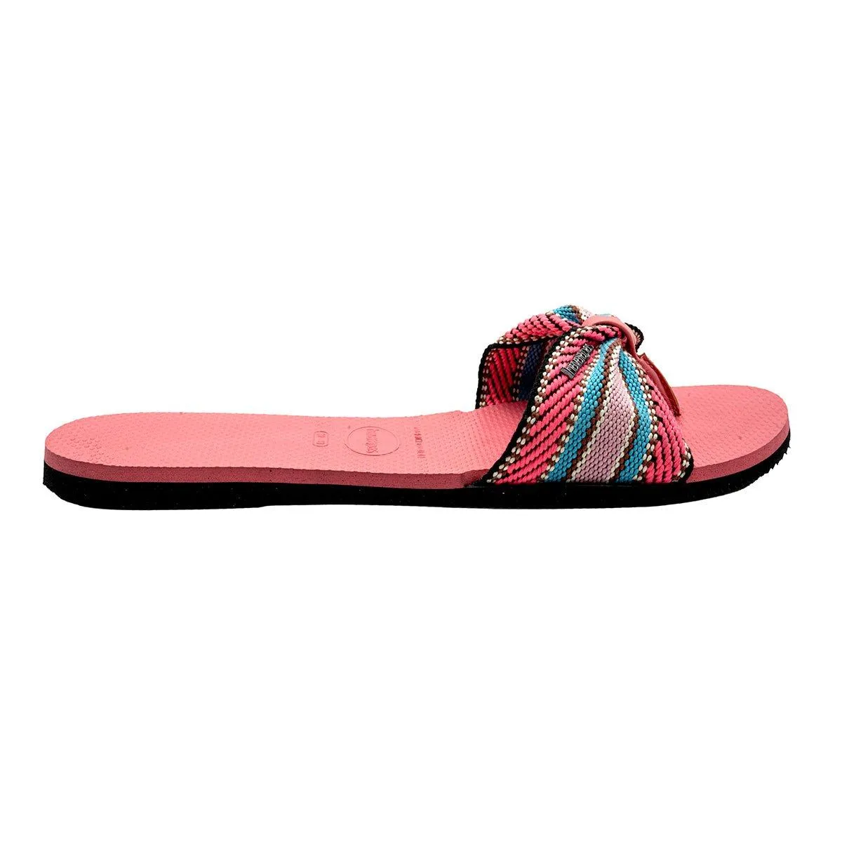 Havaianas Slide Sandals Sliders Fabric Pink Colour For Women