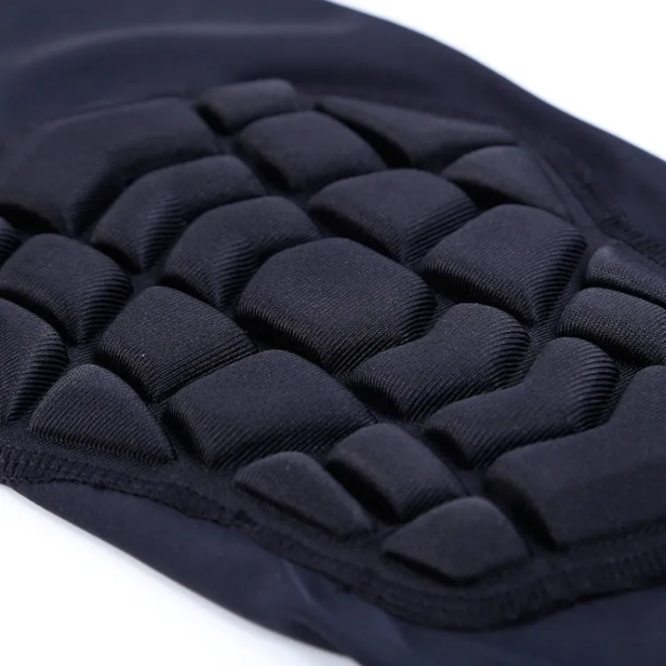 Hot Pressed Honeycomb Knee Pads Basketball Climbing Sports Knee Pads Protective Gear, Specification: XL (Blue)