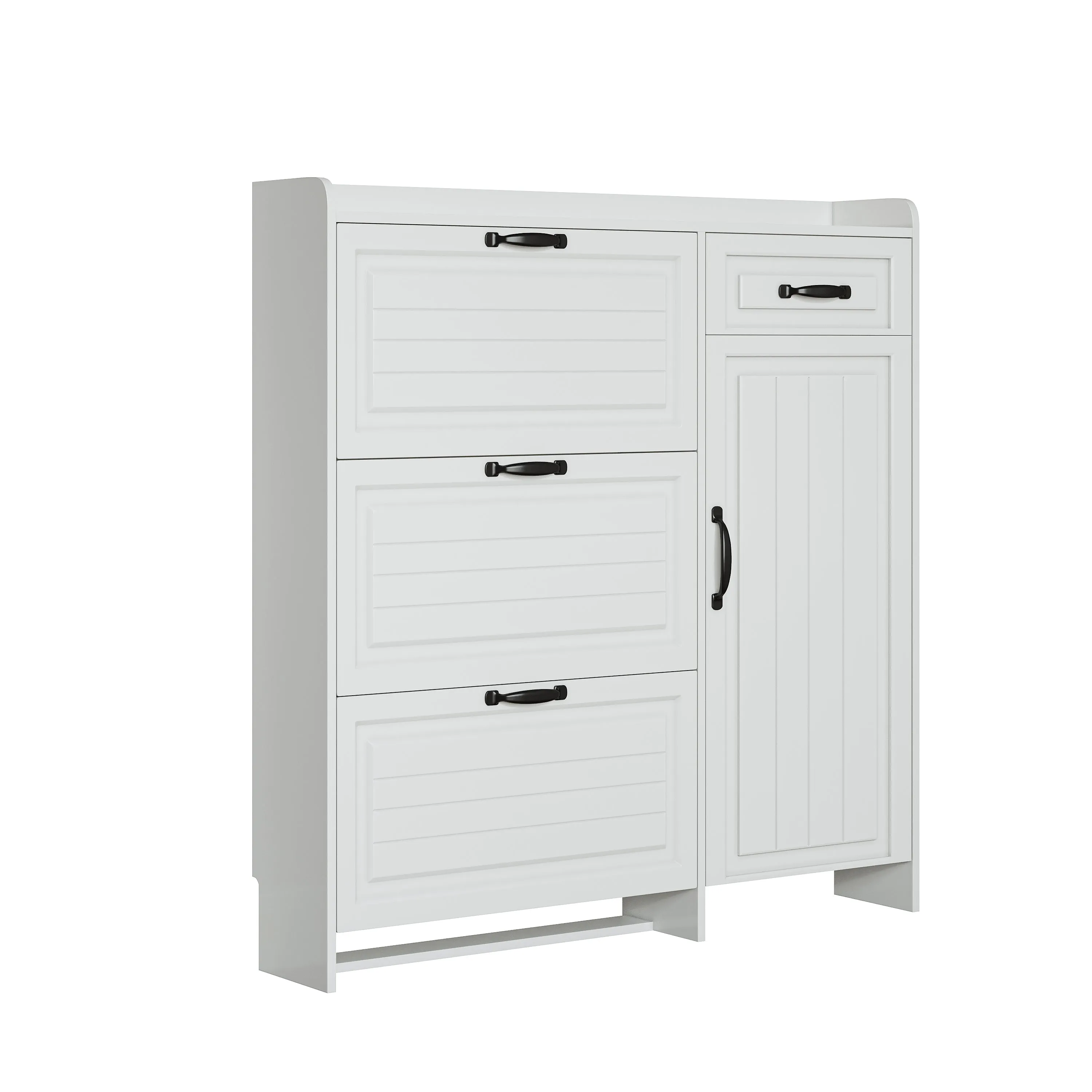 Howard Shoe Storage Cabinet - White