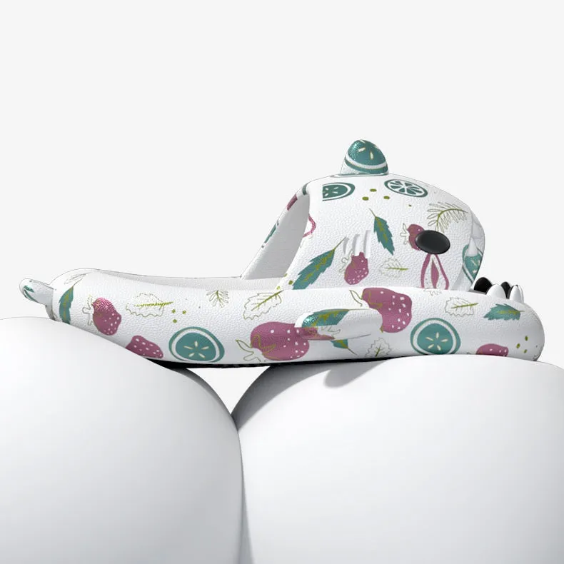 Ins Punk Shark Slippers Women's Home Shoes Print Bathroom Slippers