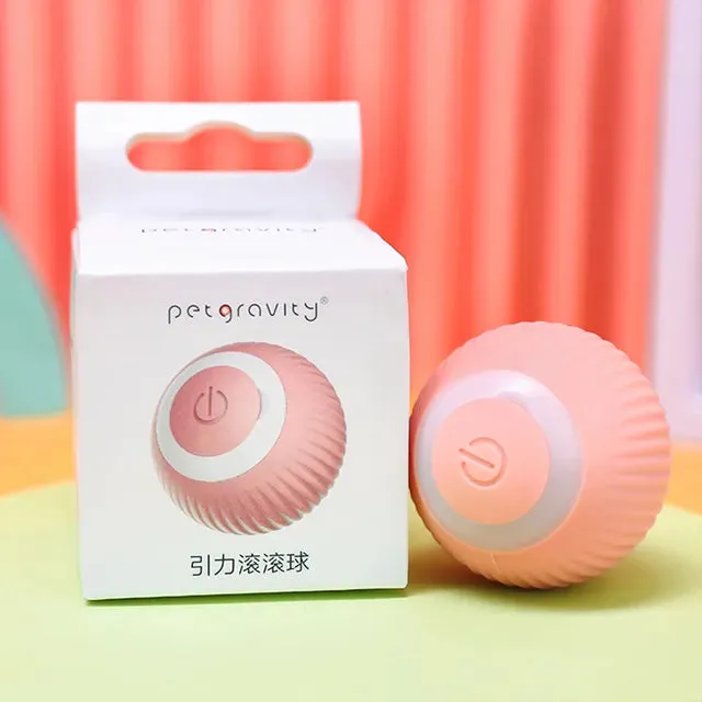 Interactive Smart Rolling Ball for Cats & Dogs – Non-Chewer Friendly Toy