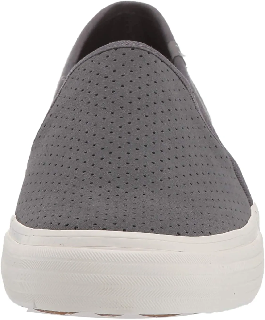 Keds Double Decker PERF Suede Sneaker Grey Slip On Fashion Tennis Shoes