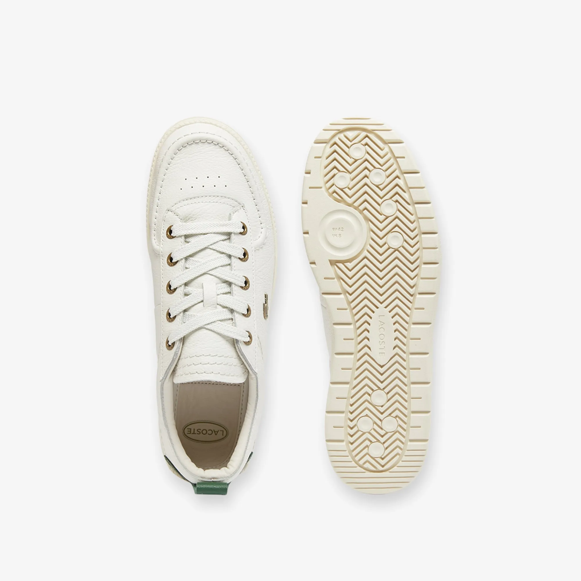 Lacoste Umpire - Off White/Dark Green