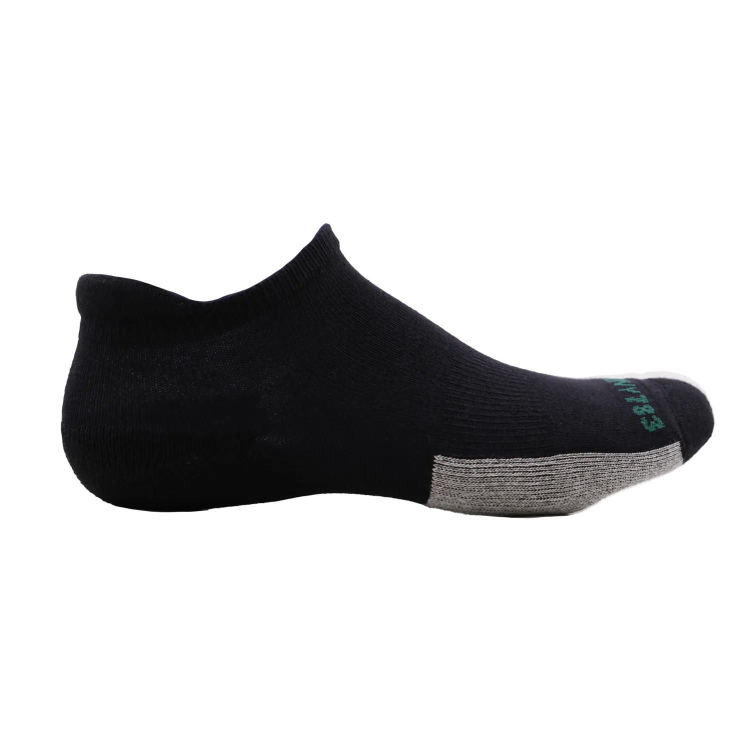 Low-Cut Grounding Socks • Black Organic Cotton