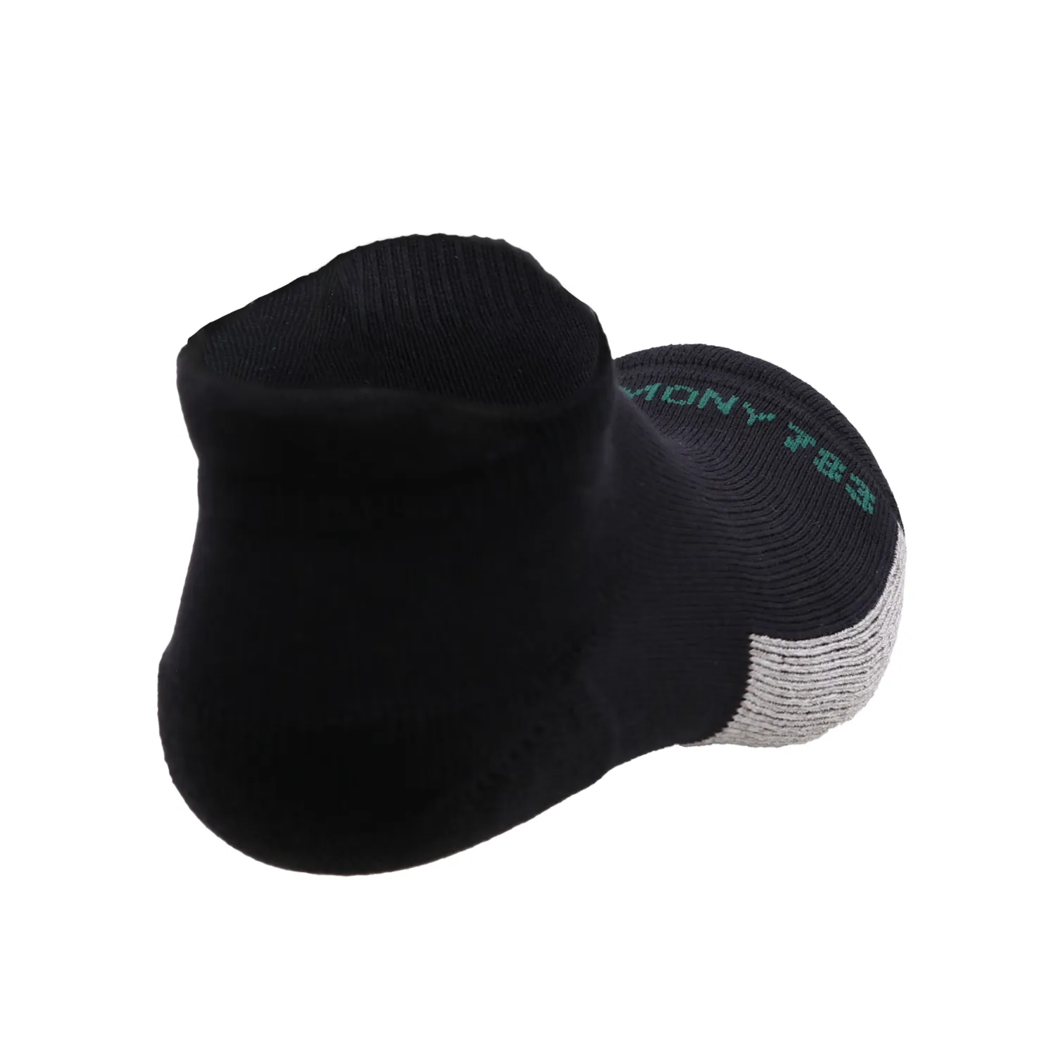 Low-Cut Grounding Socks • Black Organic Cotton