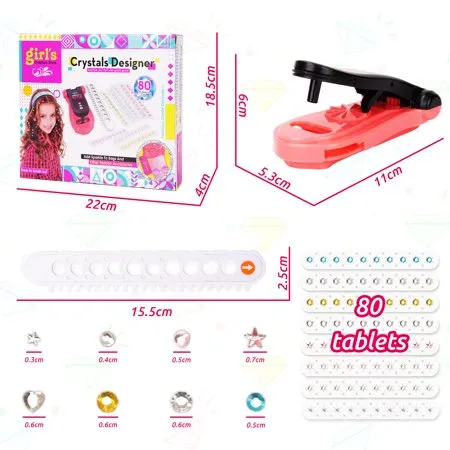 Lucyzero Toddler Girl Toys Age 4 5 6 Year Old Girls Gift Ideas, Hair Design Set Princess Toys for Kids 4-8, Hair Accessories Pretend Toy for 5 6 7 8 Year Old Girls Play Sets Christmas Birthday Gift