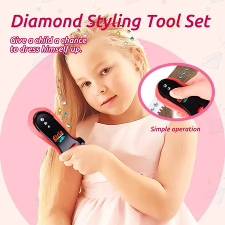 Lucyzero Toddler Girl Toys Age 4 5 6 Year Old Girls Gift Ideas, Hair Design Set Princess Toys for Kids 4-8, Hair Accessories Pretend Toy for 5 6 7 8 Year Old Girls Play Sets Christmas Birthday Gift