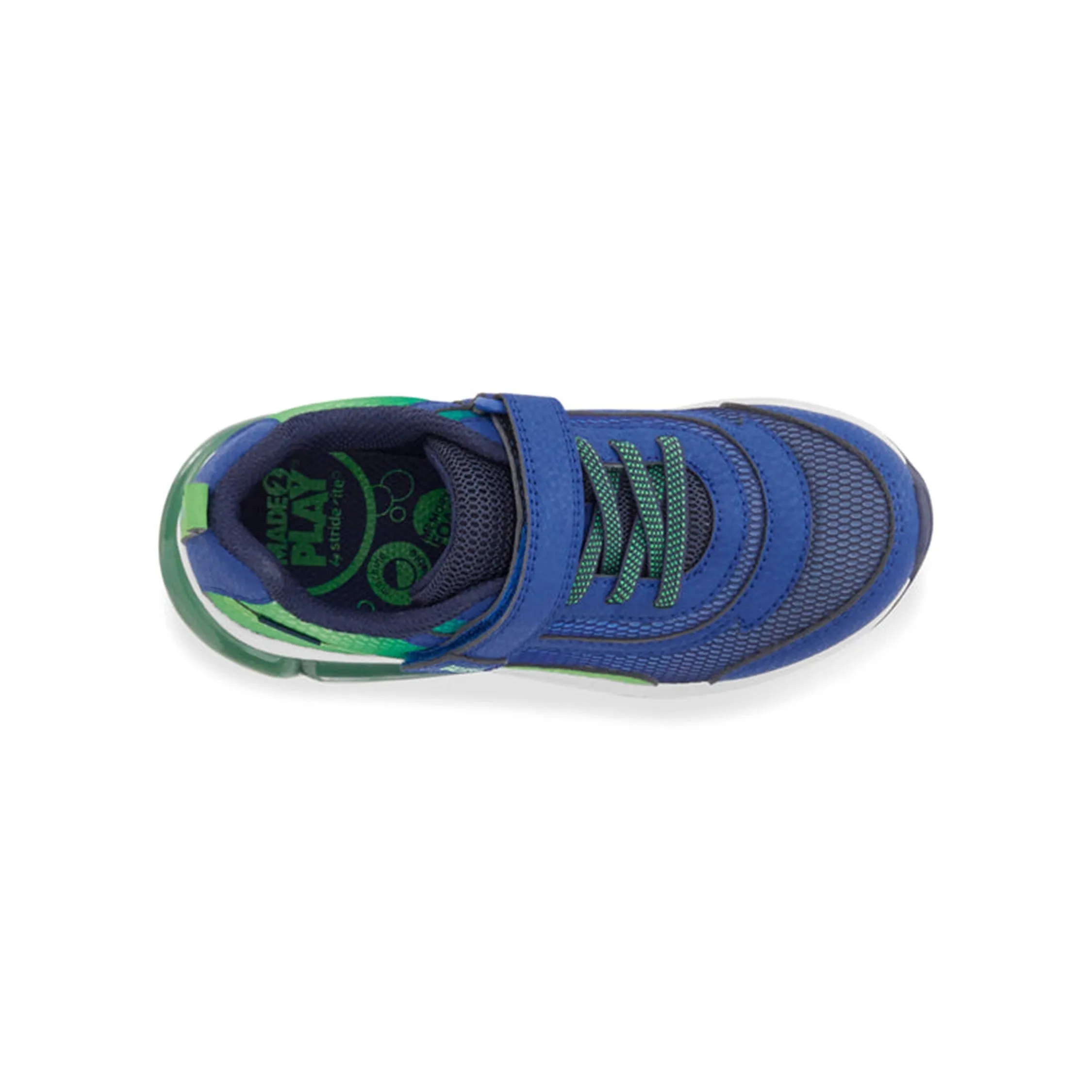 MADE2PLAY® Surge Bounce Kid's Lighted Athletic - Navy/Green