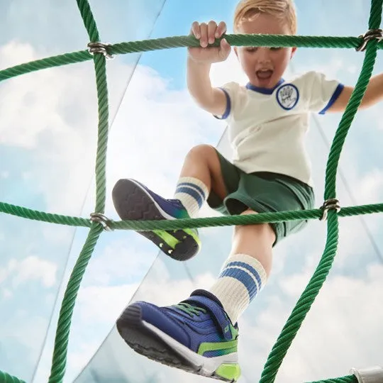 MADE2PLAY® Surge Bounce Kid's Lighted Athletic - Navy/Green