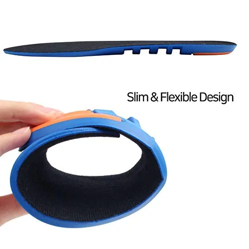 Memory Foam Shoe Inserts - Breathable Sport Shoe Insoles - Men (8.5-12), Women (9.5-13)