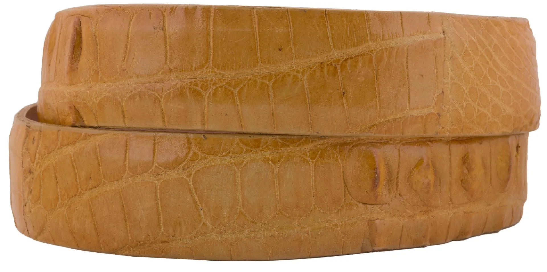 Mens Buttercup Genuine Alligator Skin Leather Cowboy Belt Silver