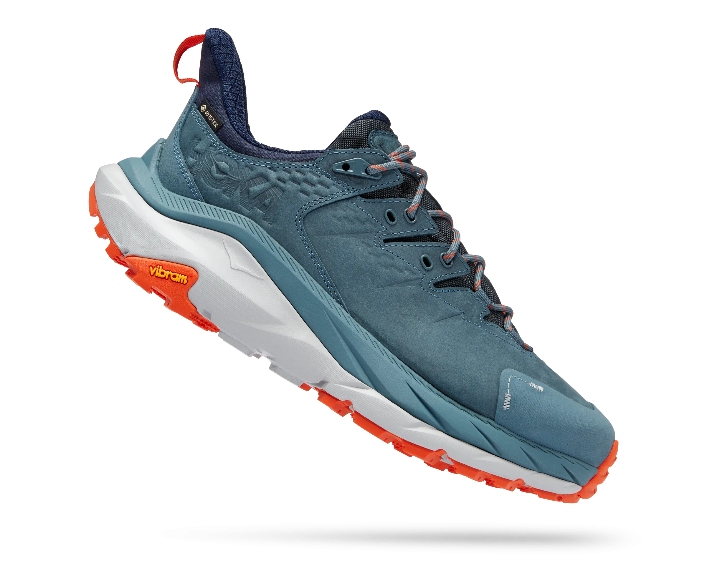 Men's Hoka Kaha 2 Low GTX Color: Goblin Blue/Harbor Mist