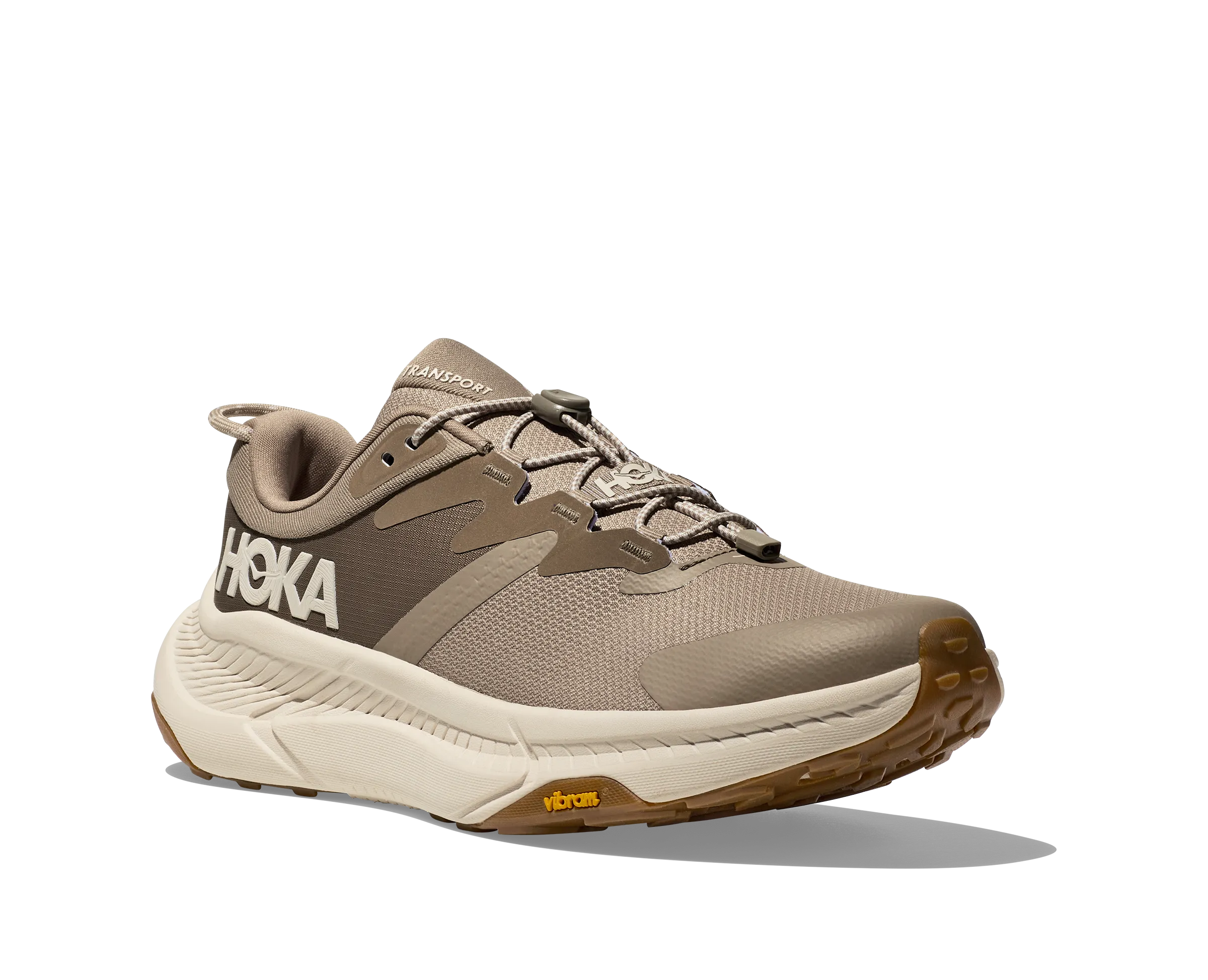 Men's Hoka Transport Color: Dune / Eggnog