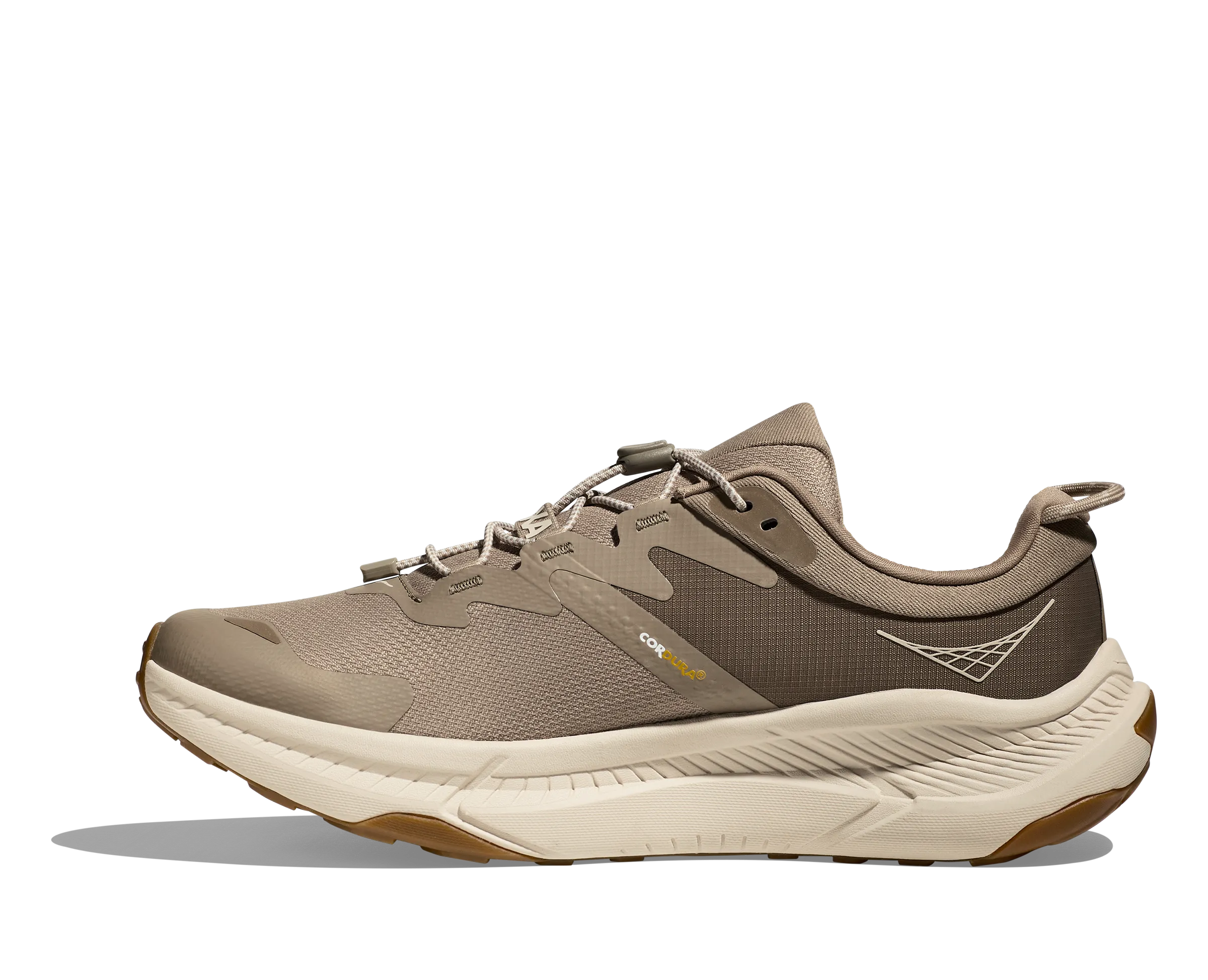 Men's Hoka Transport Color: Dune / Eggnog