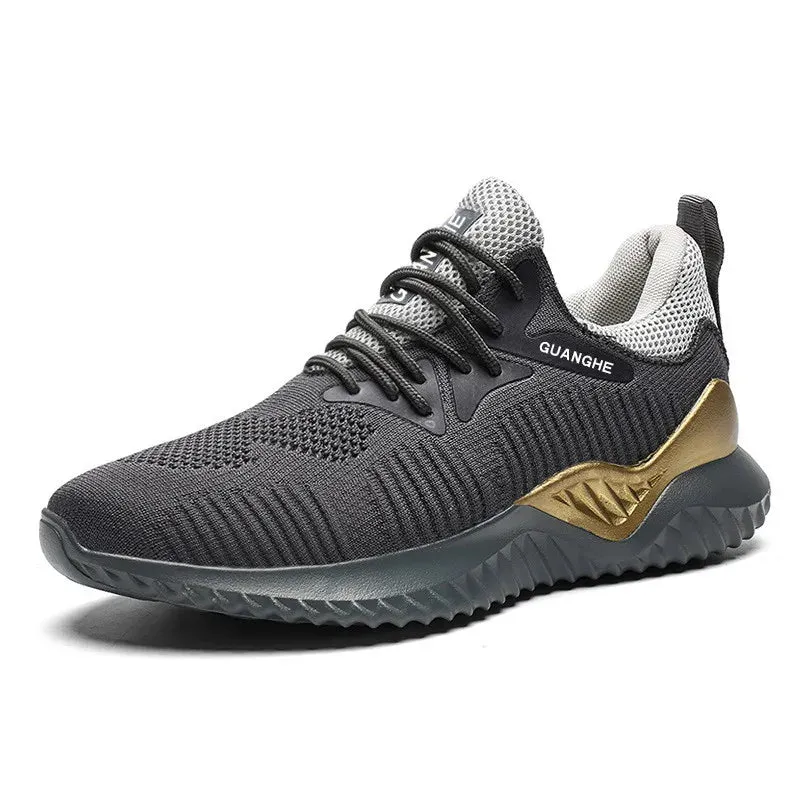 Men's Lightweight Steel Toe Work Shoes, Breathable