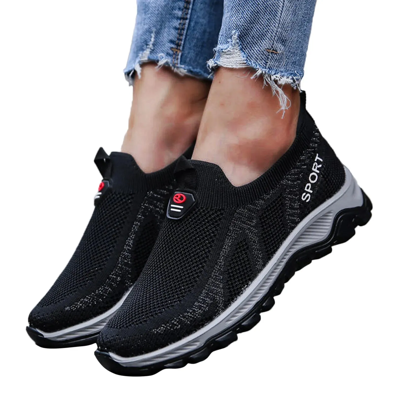 Mesh Running Sneaker For Women Athletic Tennis Trainer Breathable Sneakers Sport Walking Shoes Footwear