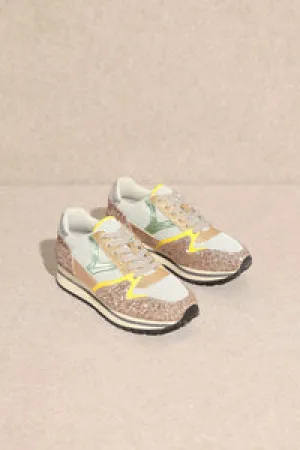 MIUMIU GOLD SNEAKERS