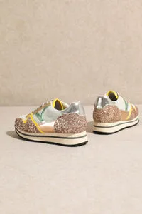 MIUMIU GOLD SNEAKERS