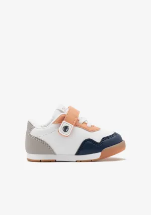 Multi Navy Logo Respectful Sneakers