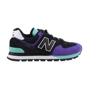 New Balance 574 Men's Shoes Rugged Black-Prism Purple
