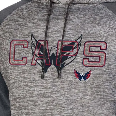 New - Seattle Kraken NHL Washington Capitals Men Gray Performance Hooded Sweatshirt, M
