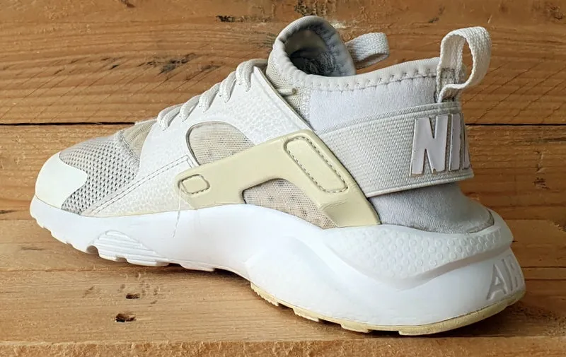 Nike Air Huarache Run Ultra Trainers UK4.5/US5Y/EU37.5 847569-100 Triple White