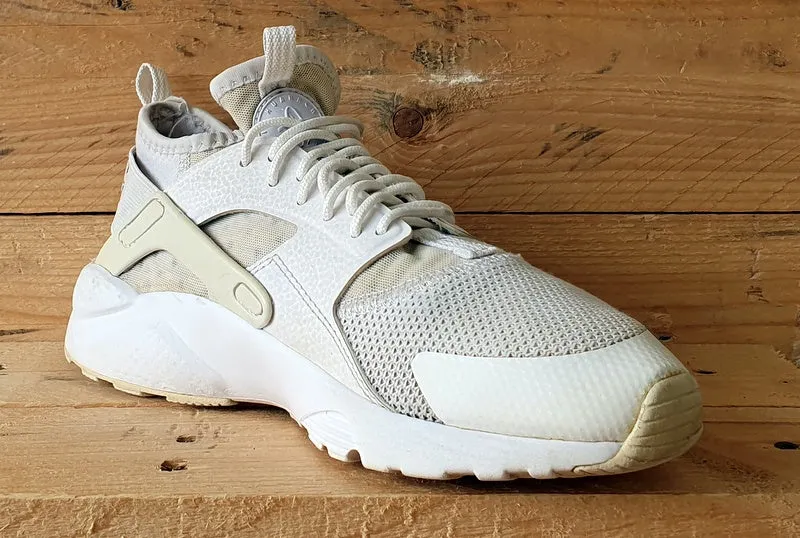 Nike Air Huarache Run Ultra Trainers UK4.5/US5Y/EU37.5 847569-100 Triple White