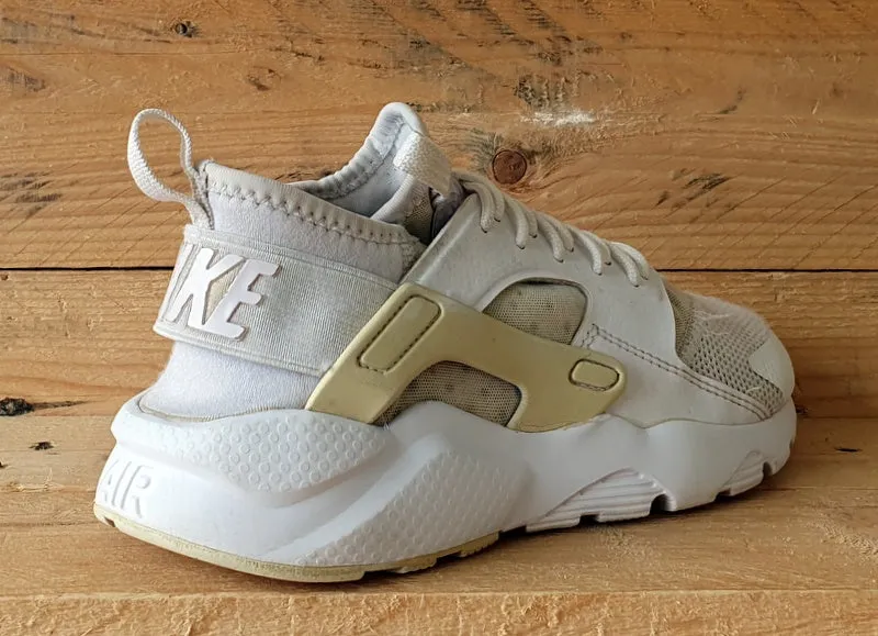 Nike Air Huarache Run Ultra Trainers UK4.5/US5Y/EU37.5 847569-100 Triple White