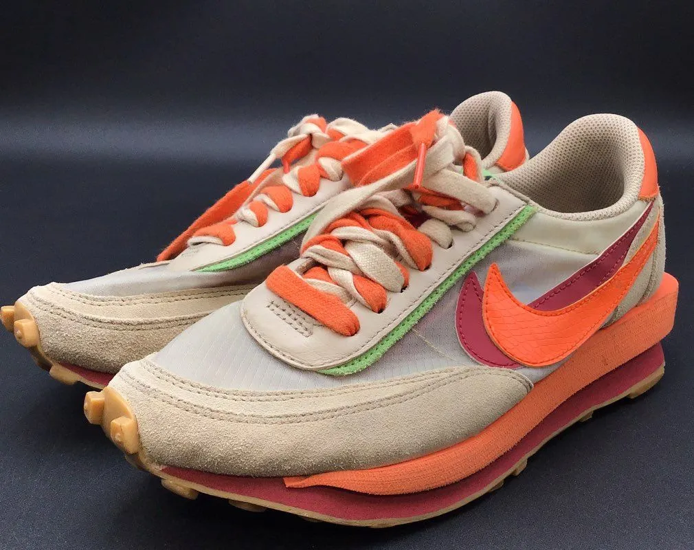 Nike Men's Sacai x Clot DH1347-100 Multicolor Low-Top Athletic Shoes - Size 7.5