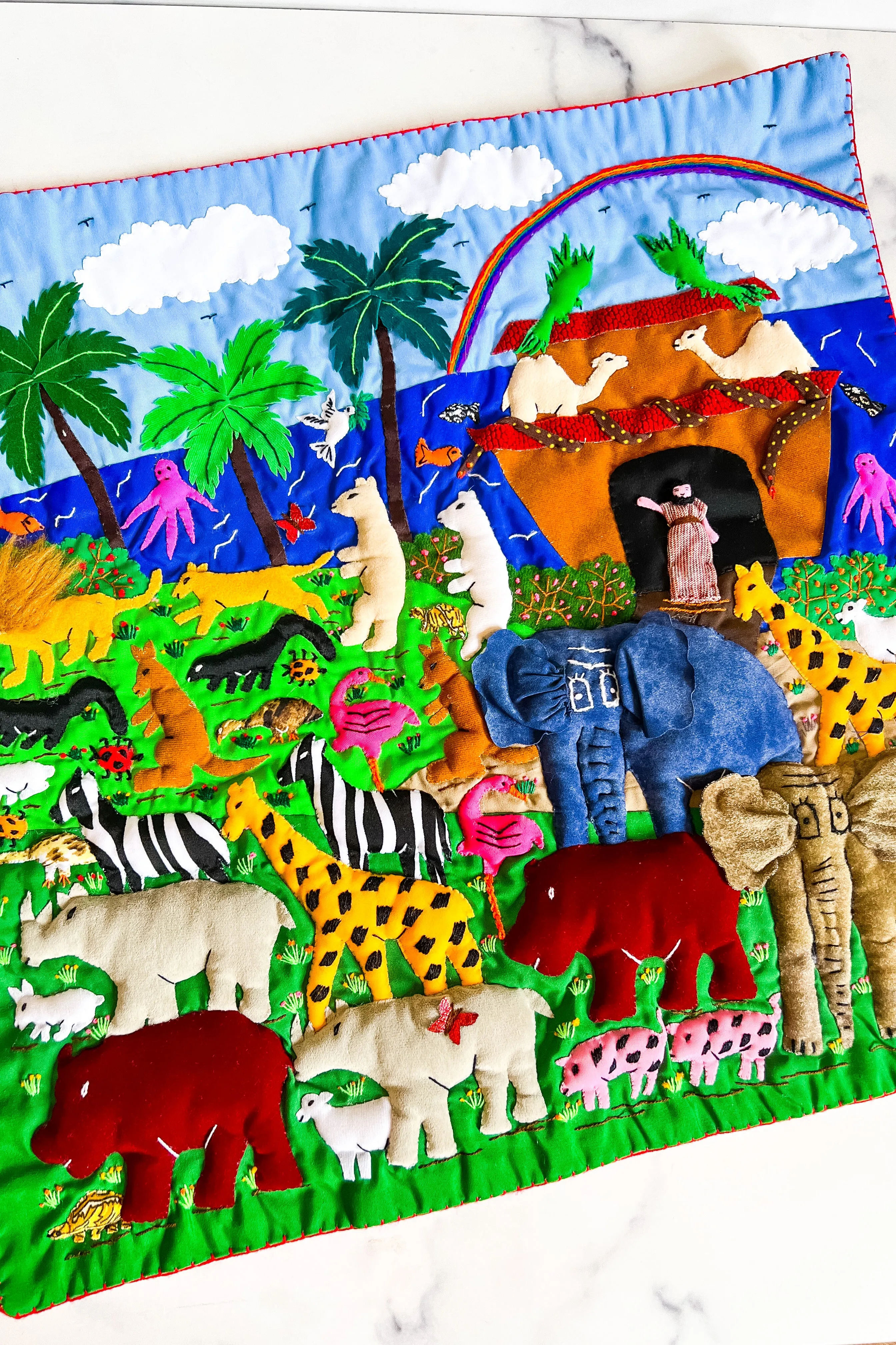 Noah's Ark Fabric Art
