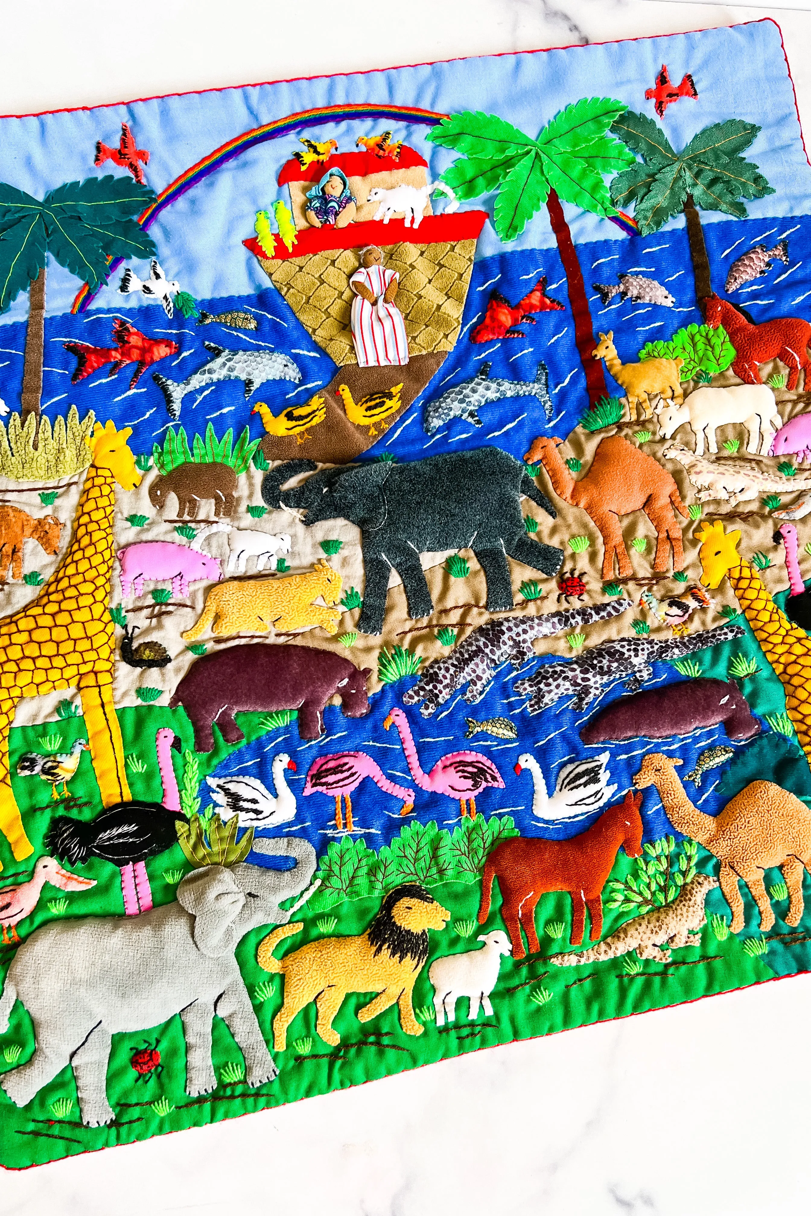Noah's Ark Fabric Art