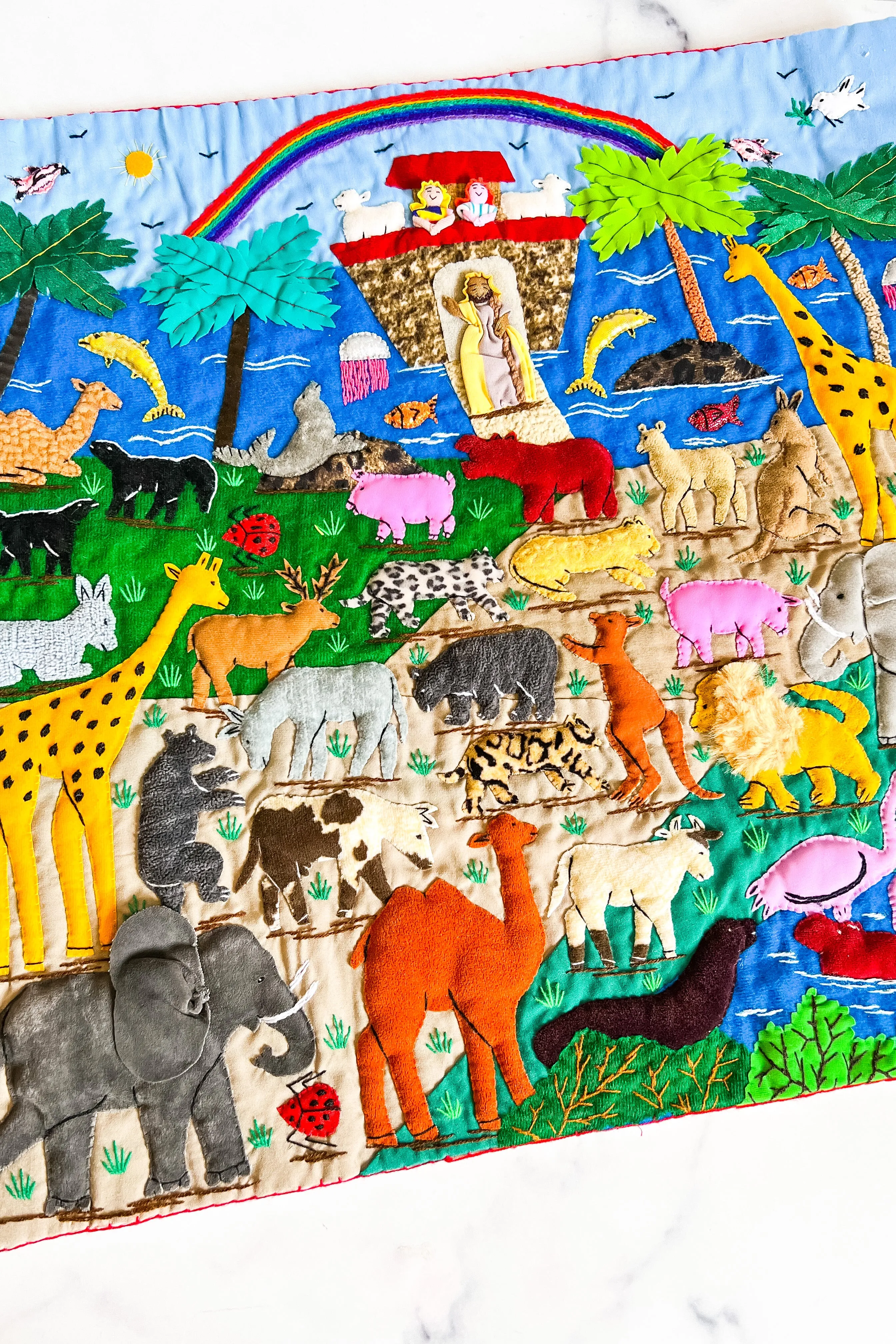 Noah's Ark Fabric Art