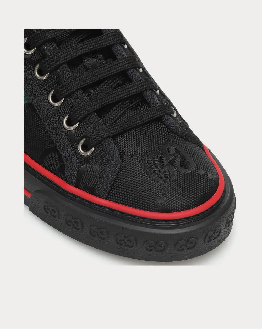 Off The Grid GG-jacquard Nero Low Top Sneakers