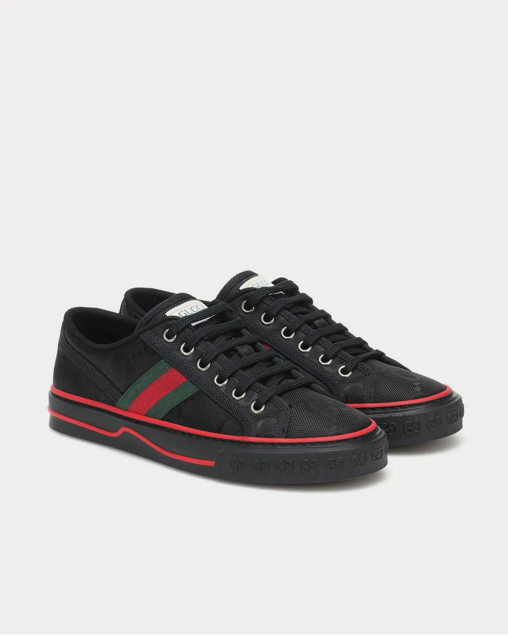 Off The Grid GG-jacquard Nero Low Top Sneakers