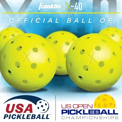 Open Box - Franklin Sports X40 Pickleballs Vellum Box - 12 Pack