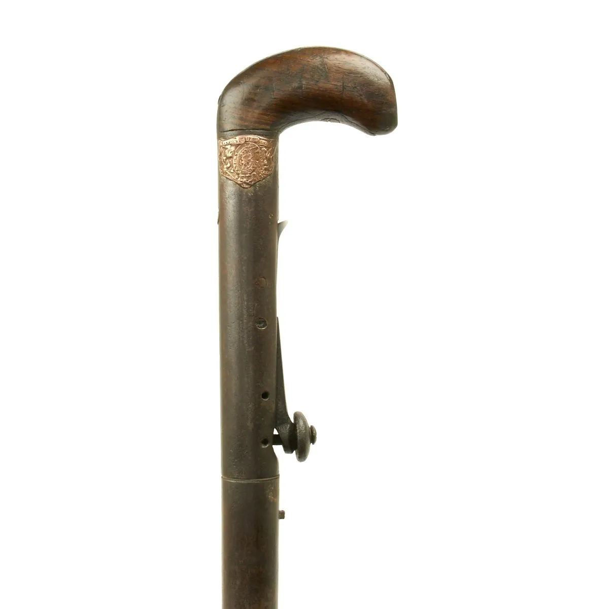 Original British Victorian DAY'S PATENT Walking Stick Percussion Gun - Circa 1850