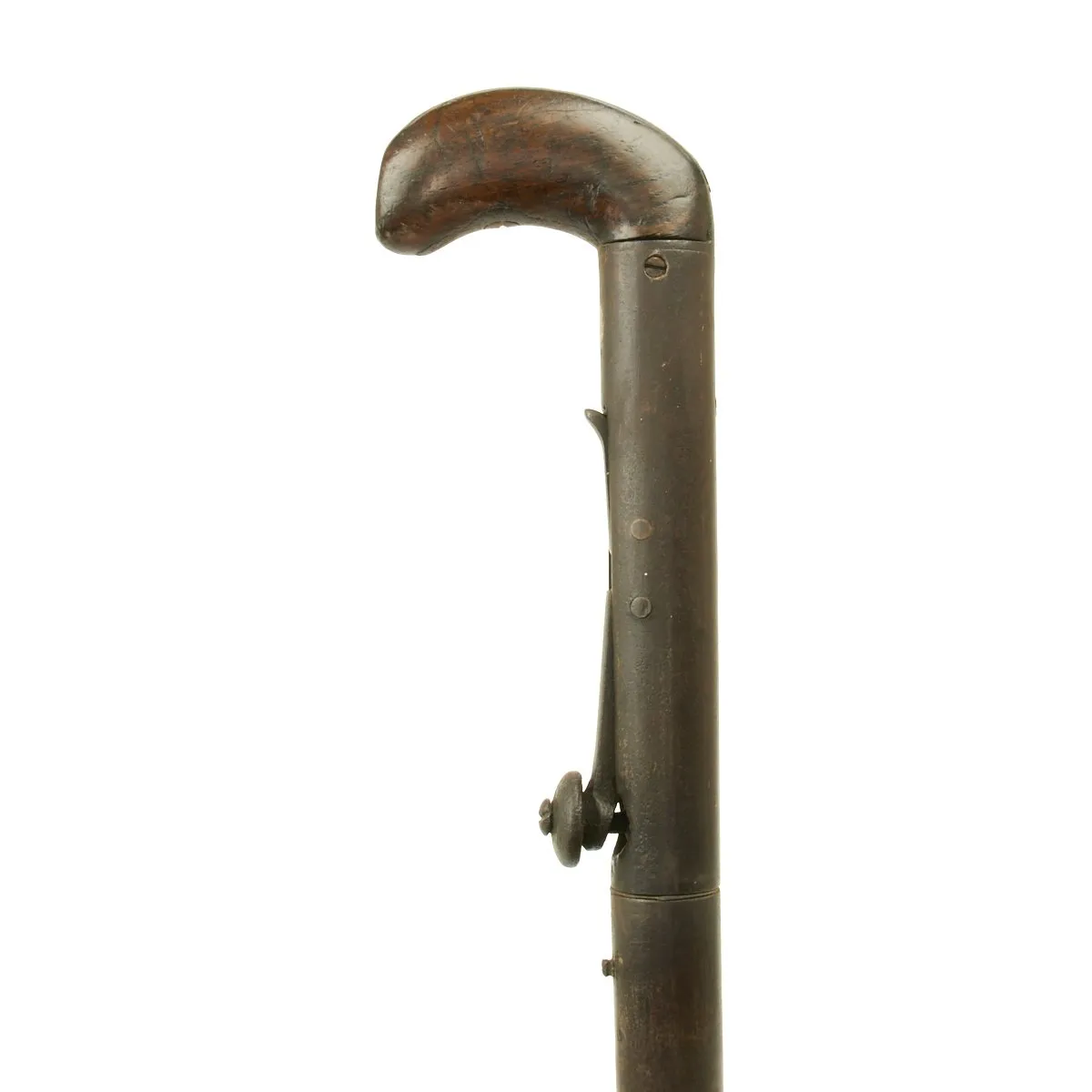 Original British Victorian DAY'S PATENT Walking Stick Percussion Gun - Circa 1850