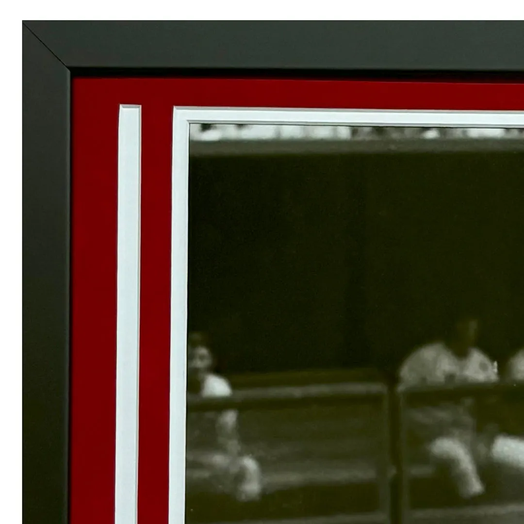 Pete Rose Hand Signed & Framed Cincinnati Reds 16x20 Photo Triple Inscribed (JSA)