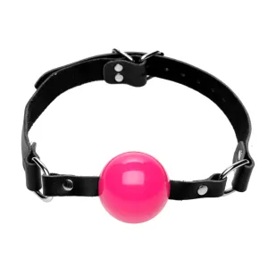 Pink Silicone Ball Gag