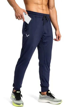 Polo Athletica Men's Tapered Sweatpants with Zipper Pockets